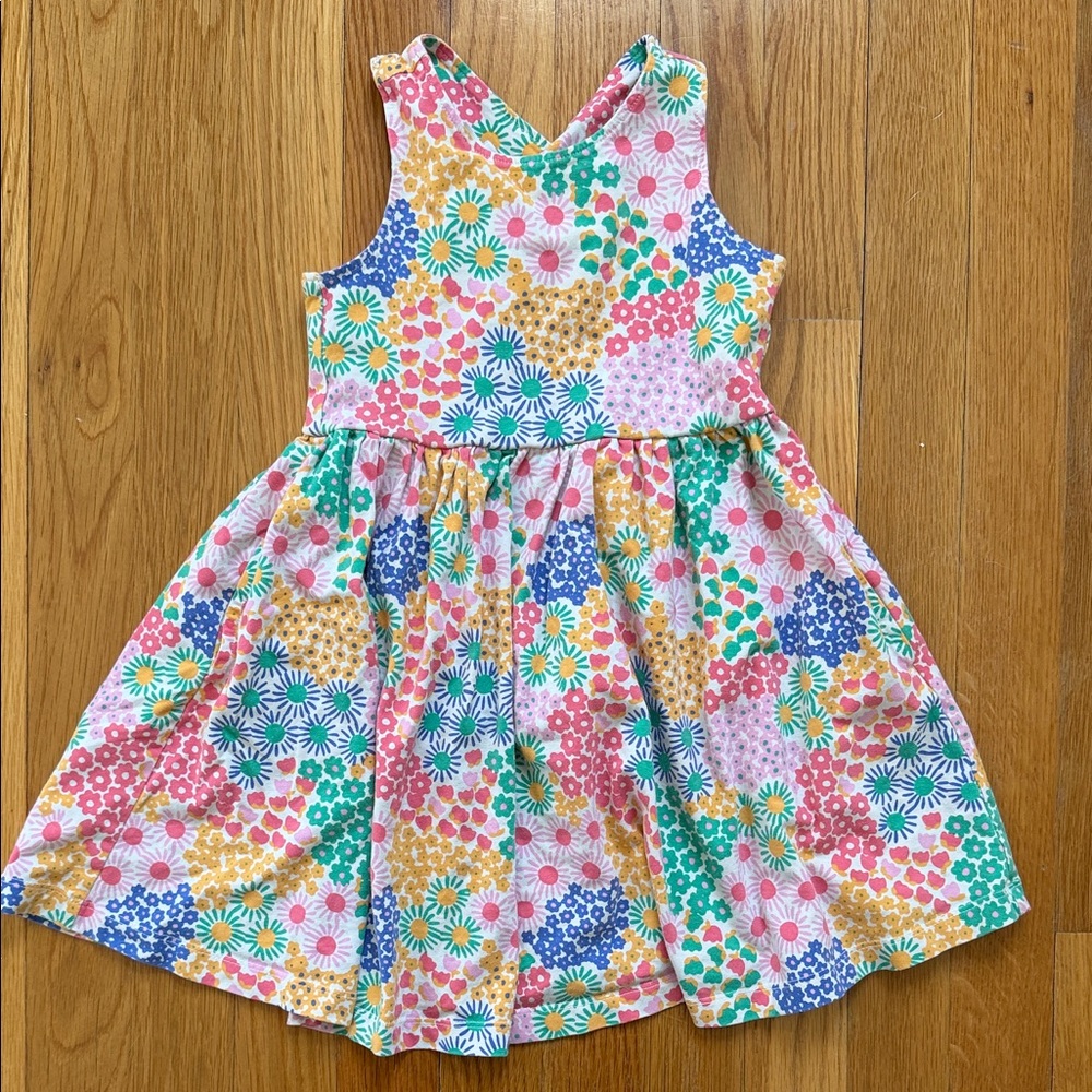 Floral Kids Dress - Multicolor